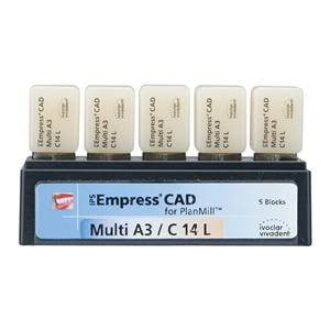 IPS Empress CAD Multi Milling Blocks C14L A3 For PlanMill 5/Bx