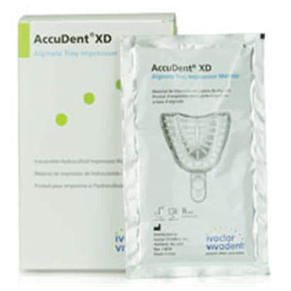 AccuDent XD Tray Material Alginate 288 Gm Packets 2 Minute 45 Second Set 12/Pk