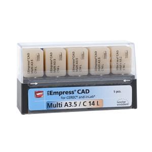 IPS Empress CAD Multi Milling Blocks C14L A3.5 For CEREC 5/Bx