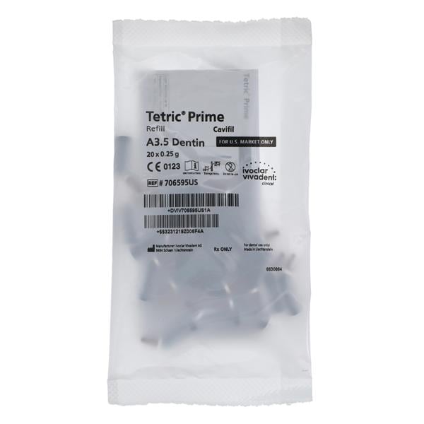 Tetric Prime Universal Composite A3.5 Dentin Cavifil Refill 20/Pk