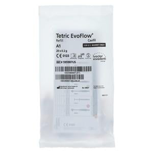 Tetric EvoFlow Flowable Composite A1 Enamel Cavifil Refill 20/Bx