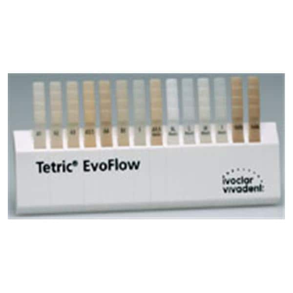 Tetric EvoFlow Shade Guide