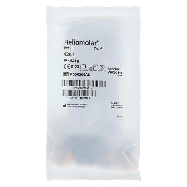 Heliomolar Universal Composite 420T / GE / 38-T Cavifil Refill 20/Pk