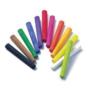 Prang Ambrite Art Chalk Assorted Colors 12/Pack 12/Pk