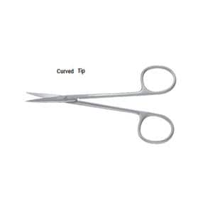 Padgett Surgical Scissors Curved 4-1/2" Stainless Steel Ea