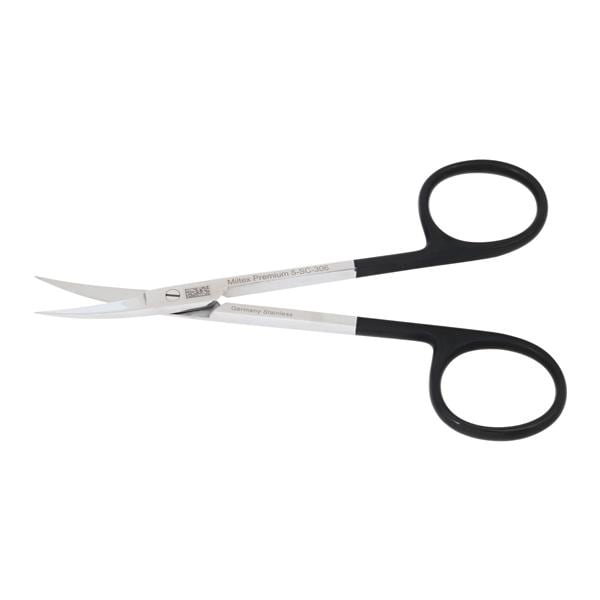 SuperCut Iris Scissors Curved 4-1/2" Stainless Steel Reusable Ea