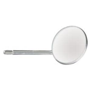 Magnifying Mirror Head Stainless Steel Size 4 Simple Stem Round 12/Bx