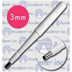 Acu-Punch Biopsy Punch 3mm Stainless Steel Blade Sterile Disposable 50/BX