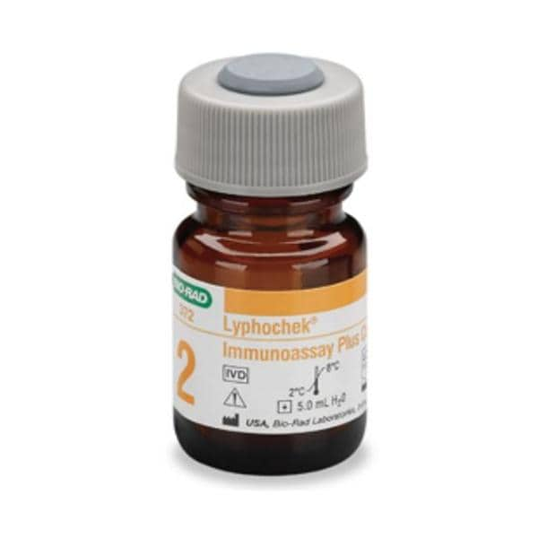 Lyphochek Immunoassay Plus Level 2 Control 12x5mL Lyophilized For Analyzer 12/Bx