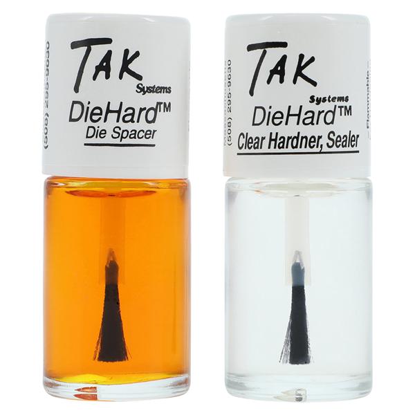 Die Hard Kit Spacer/Hardener Clear/Blue 1oz/Bt