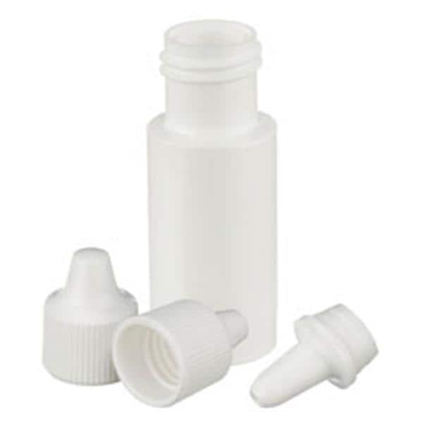 Wheaton Dropping Bottle LDPE White 7mL 144/Ca