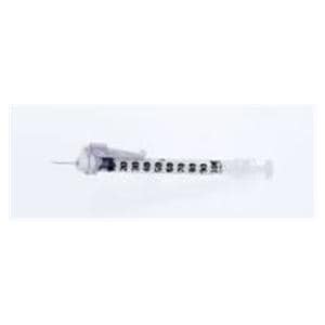 Ultra-Fine Insulin Syringe 27gx1/2" 1cc Gray Conventional No Dead Space 200/Bx, 1 BX/CA