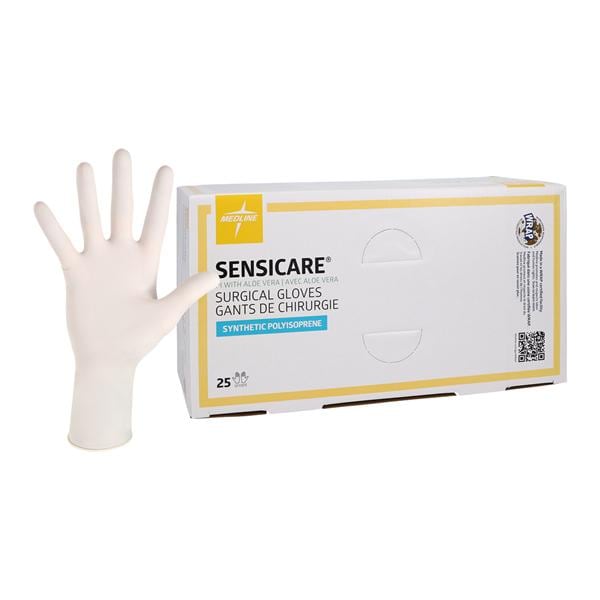 SensiCare PI Polyisoprene Surgical Gloves 6.5 White