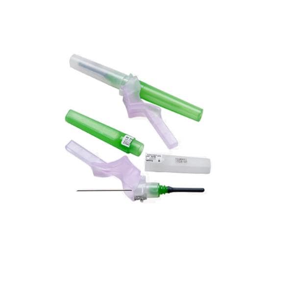 Eclipse Blood Collection Needle 21gx1-1/4" Green Safety 100/Ca