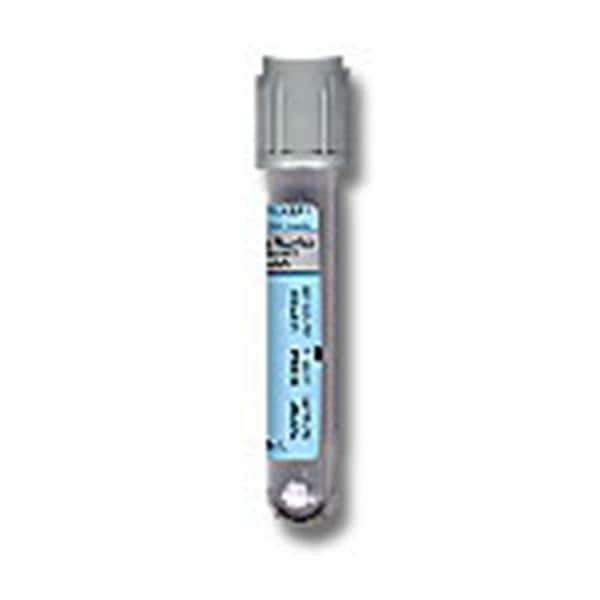 Vacutainer Venous Blood Collection Tube Light Gray 2mL Hemogard Closure 100/Bx