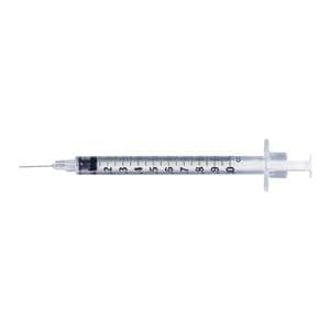 PrecisionGlide Allergy Syringe/Needle 27gx3/8" 1cc Conventional LDS 25/Pk