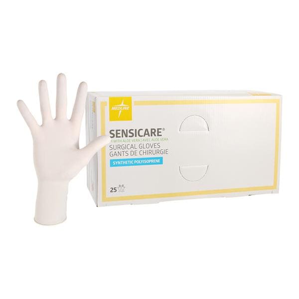 SensiCare PI Polyisoprene Surgical Gloves 8.5 White