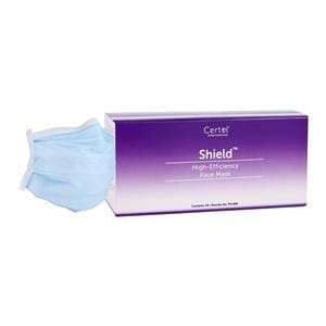 Shield Retention Band Mask ASTM Level 1 Blue 50/bx, 6 BX/CA