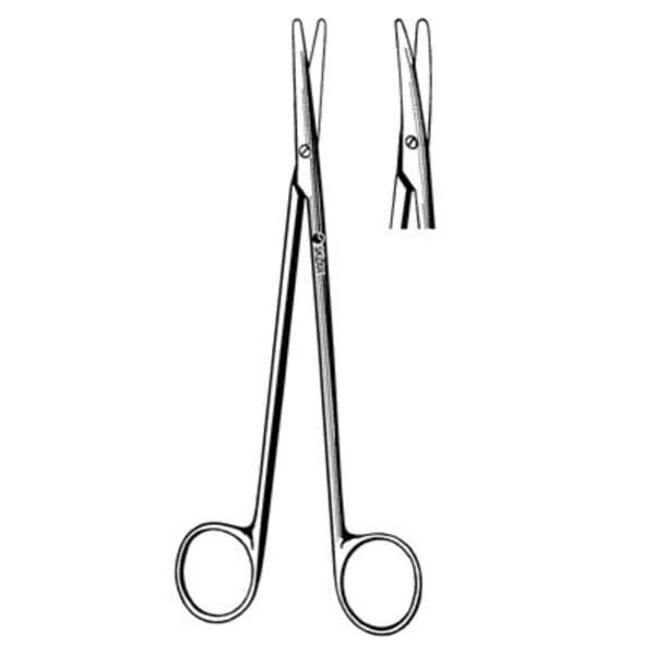 Metzenbaum-Nelson Dissecting Scissors Curved 11" Stainless Steel NS Rsbl EA