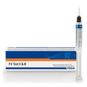 Fit Test C & B Quick Mix High Spot Indicator Pste Sil Syr Rfl Bl 5mL 5mL/Ea