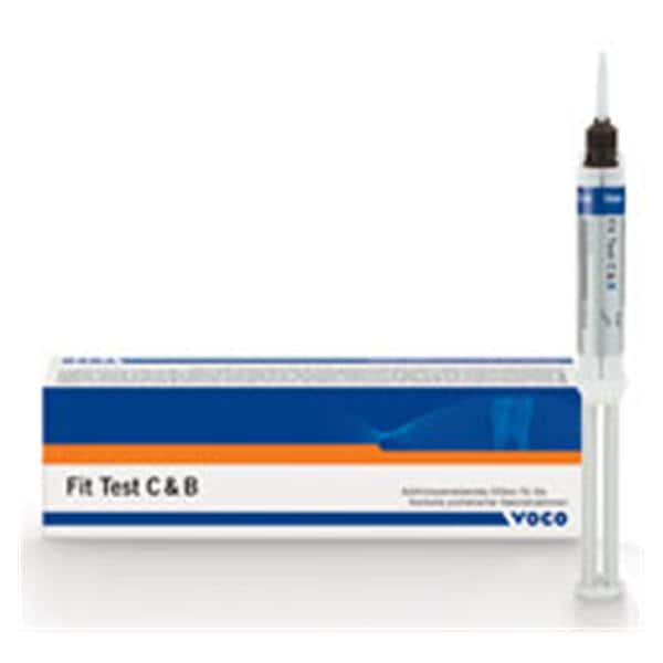 Fit Test C & B Quick Mix High Spot Indicator Pste Sil Syr Rfl Bl 5mL 5mL/Ea