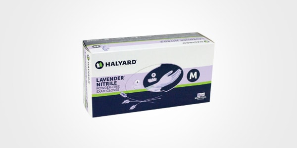 Halyard Lavender Nitrile Glove