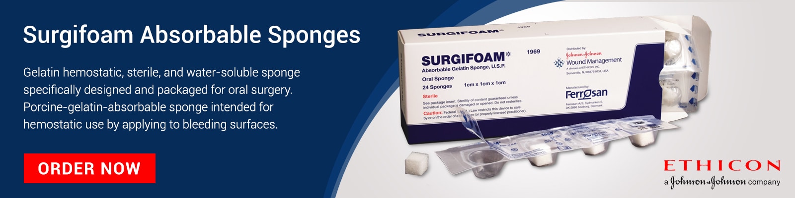 Surgifoam Absorbable Sponges