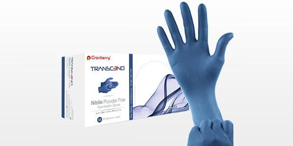 Cranberry Transcend Nitrile Gloves - Henry Schein Medical